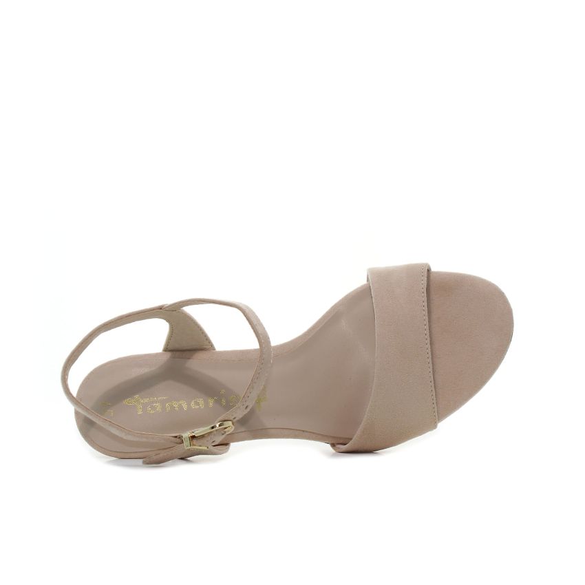 Tamaris bézs női magassarkú