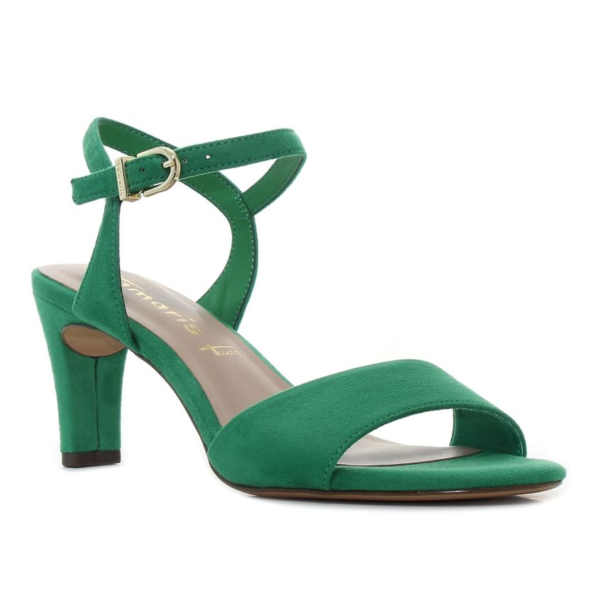 Tamaris zöld női magassarkú