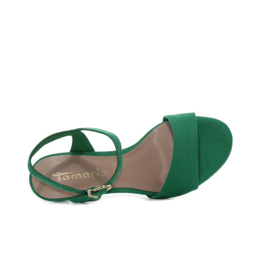 Tamaris zöld női magassarkú