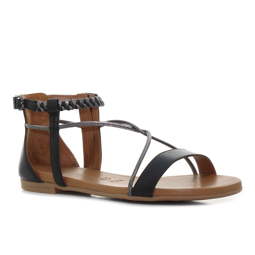 Tamaris fekete női szandál