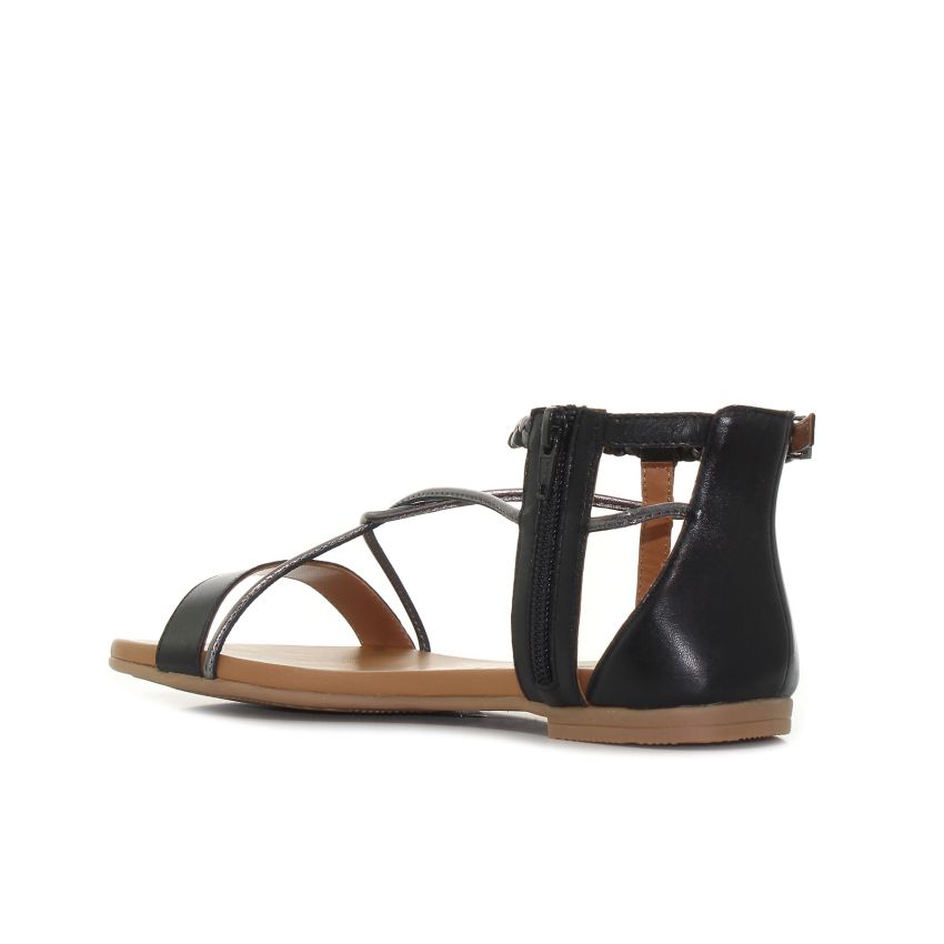 Tamaris fekete női szandál