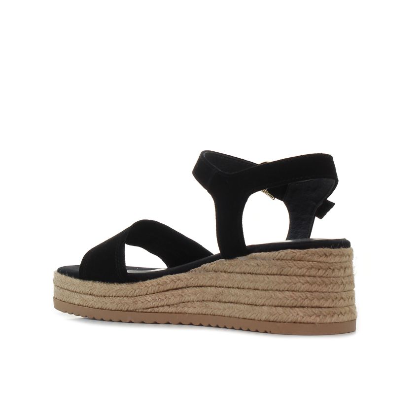 Tamaris fekete női szandál