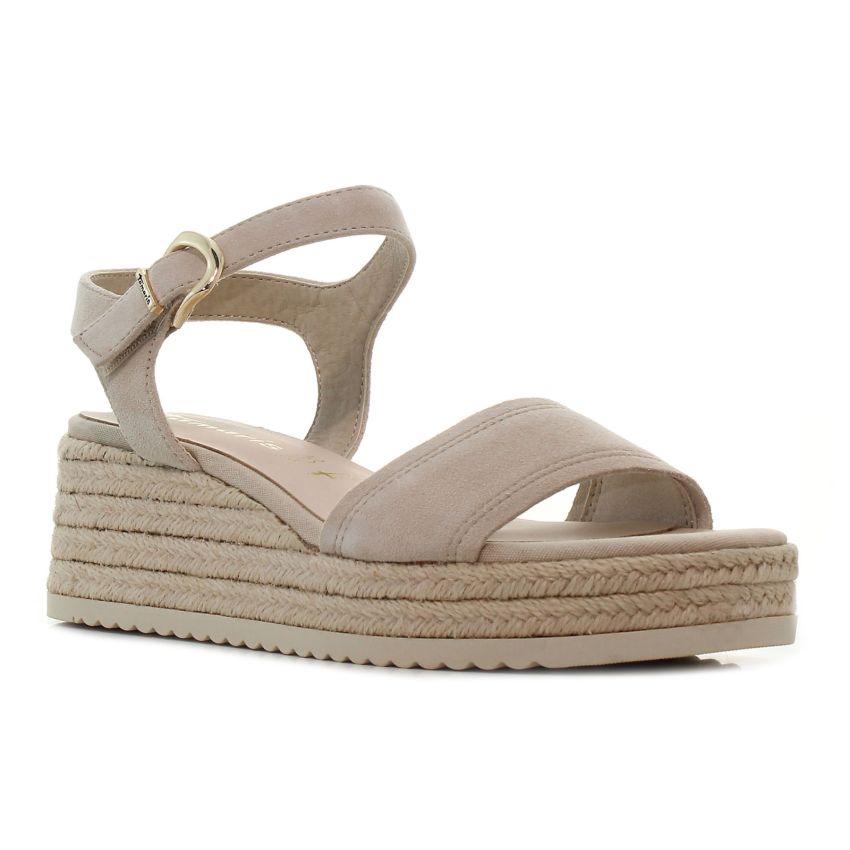 Tamaris bézs női szandál