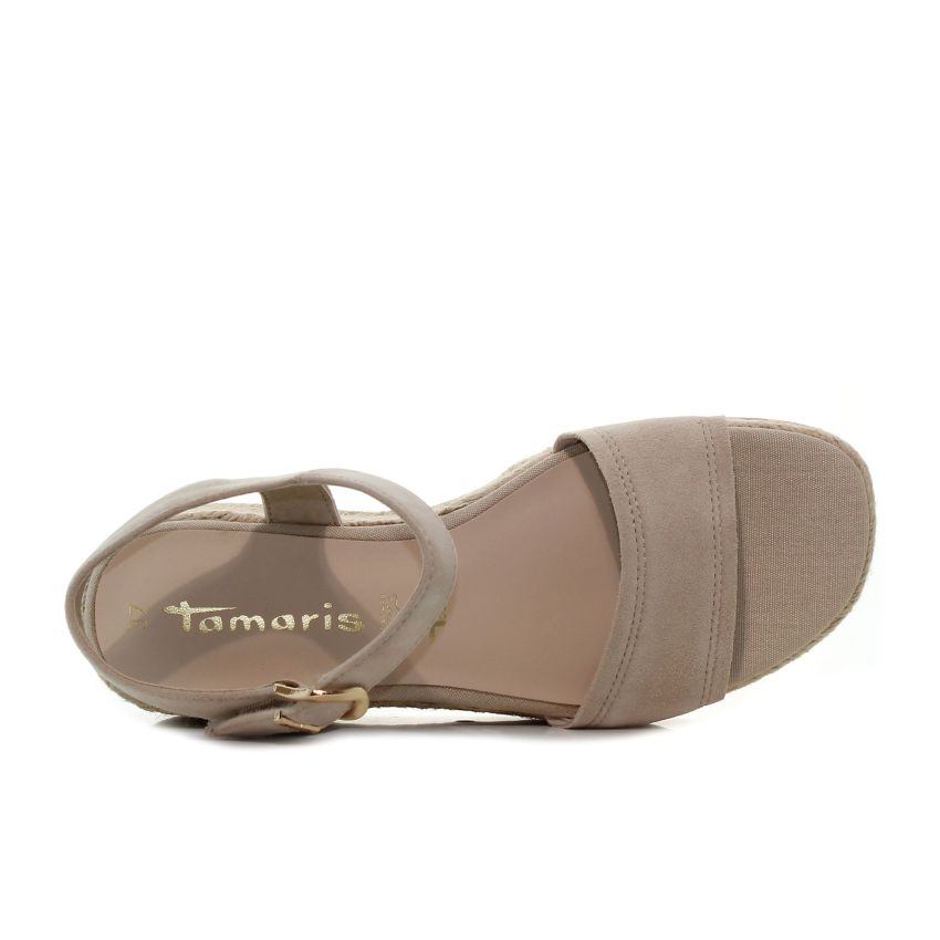 Tamaris bézs női szandál