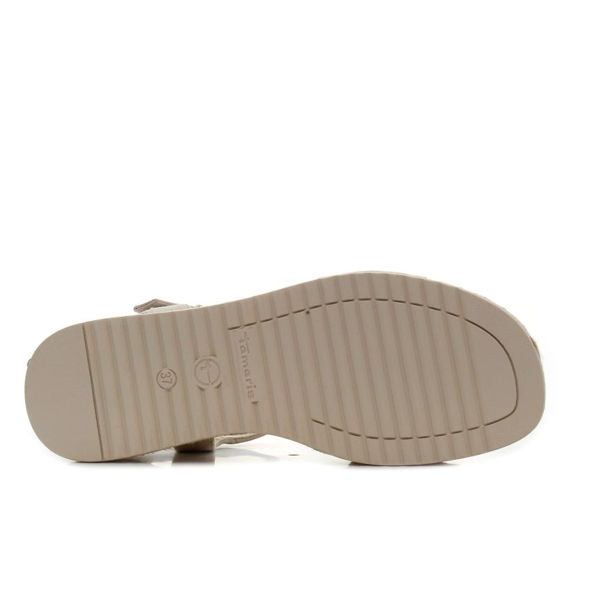 Tamaris bézs női szandál