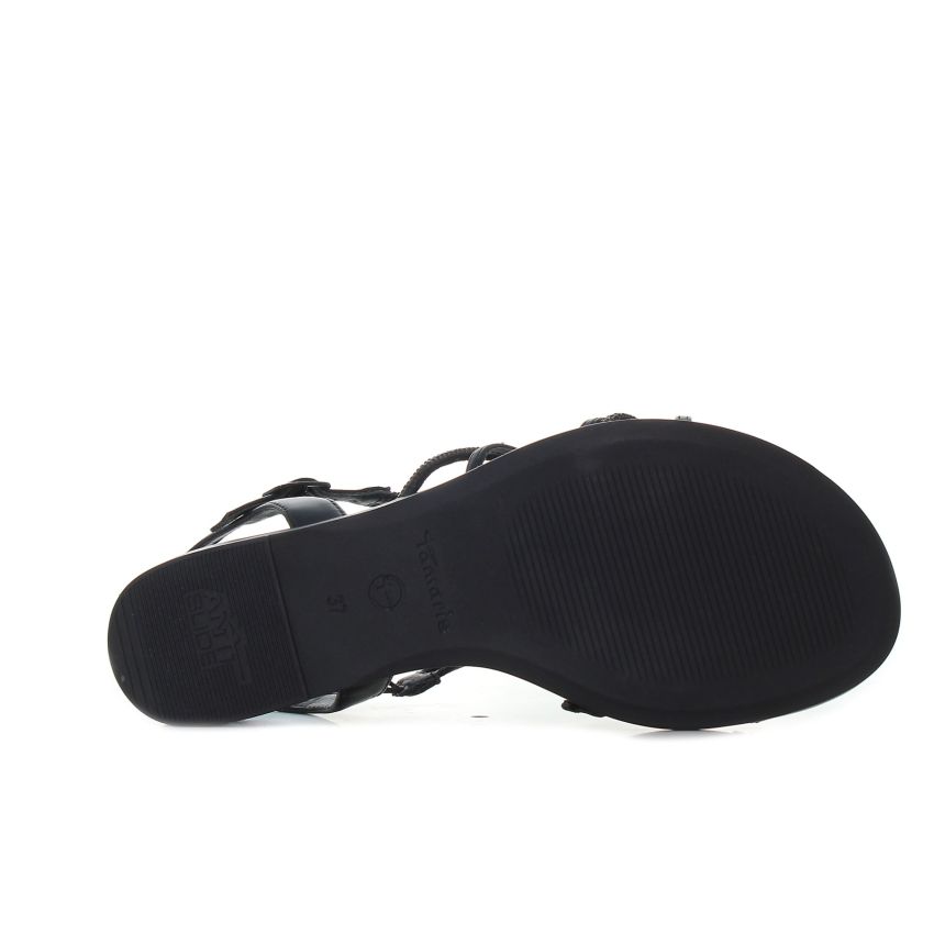 Tamaris fekete női szandál