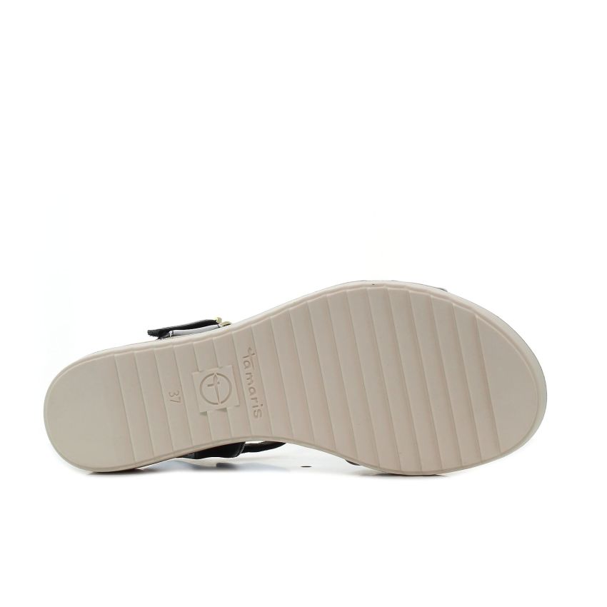 Tamaris fekete női szandál