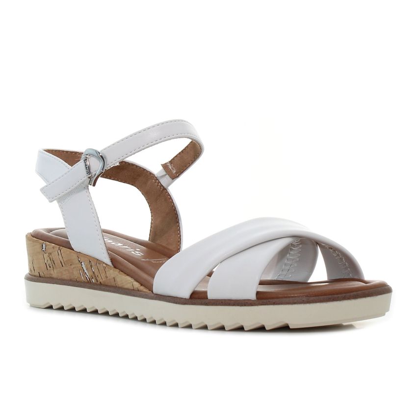 Tamaris fehér női szandál