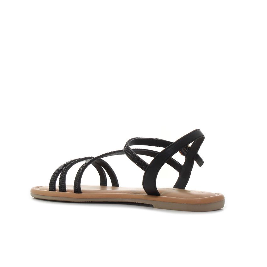 Tamaris fekete női szandál