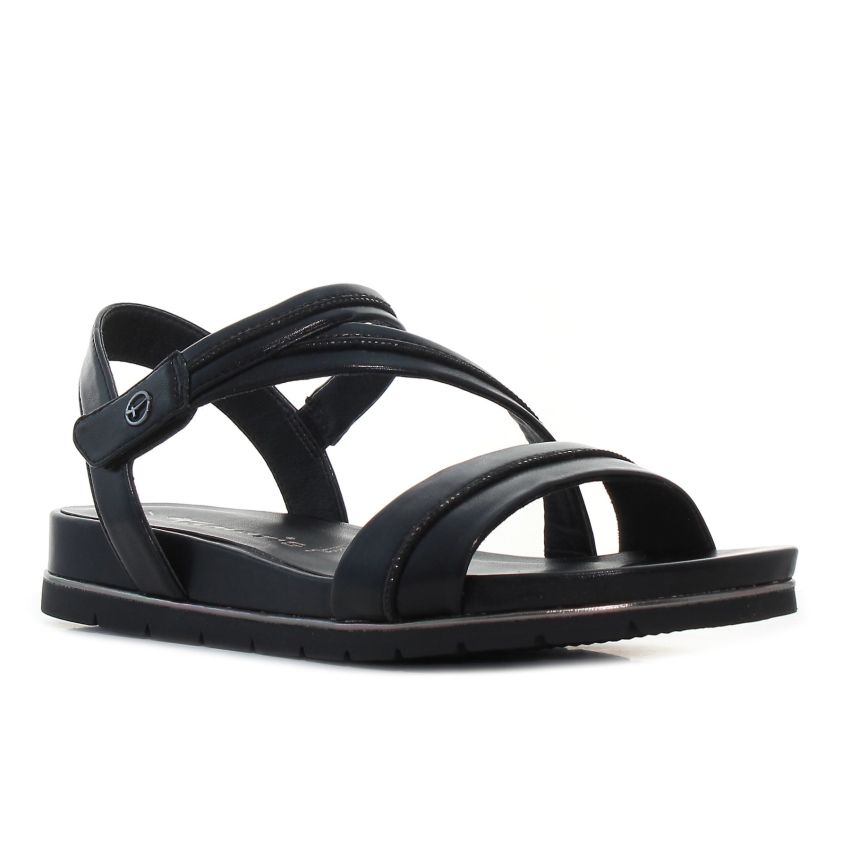 Tamaris fekete női szandál