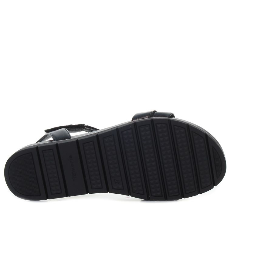 Tamaris fekete női szandál