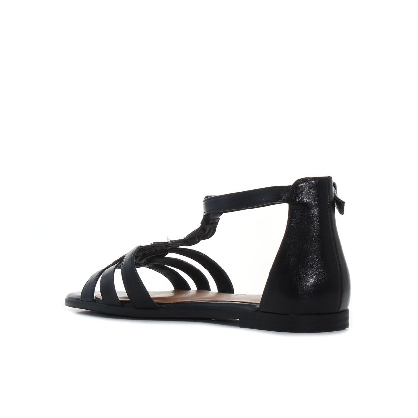 Tamaris fekete női szandál