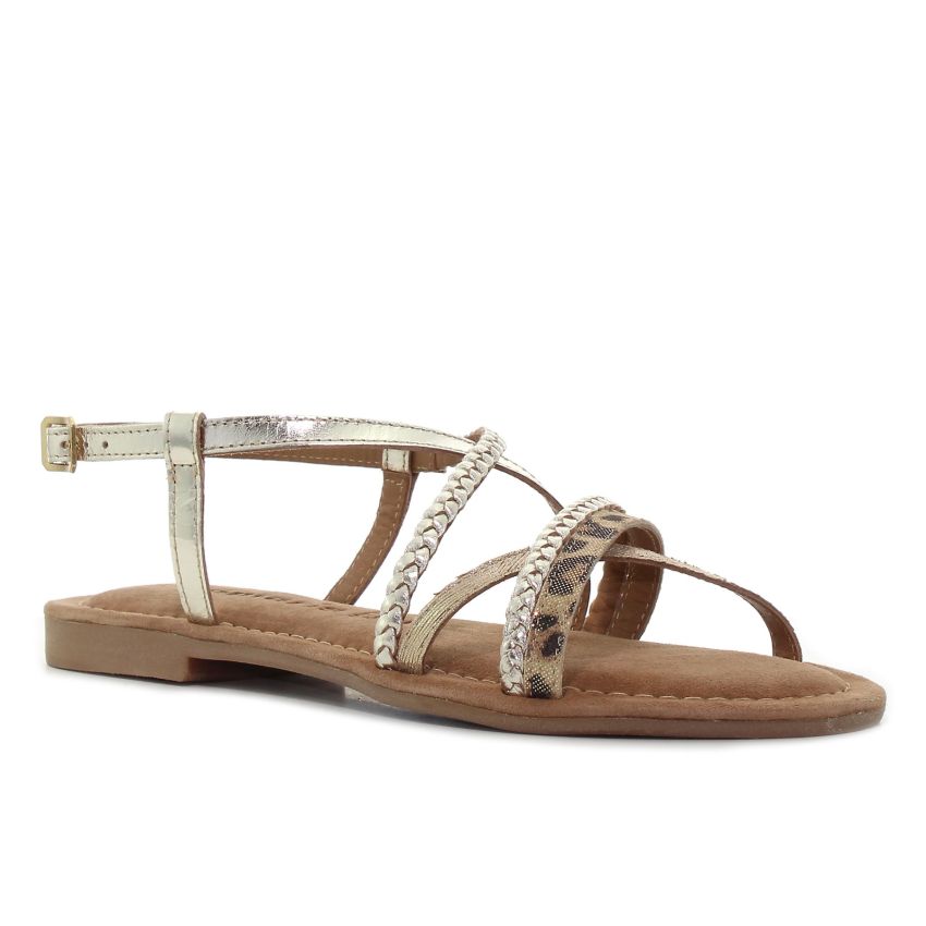 Tamaris arany női szandál