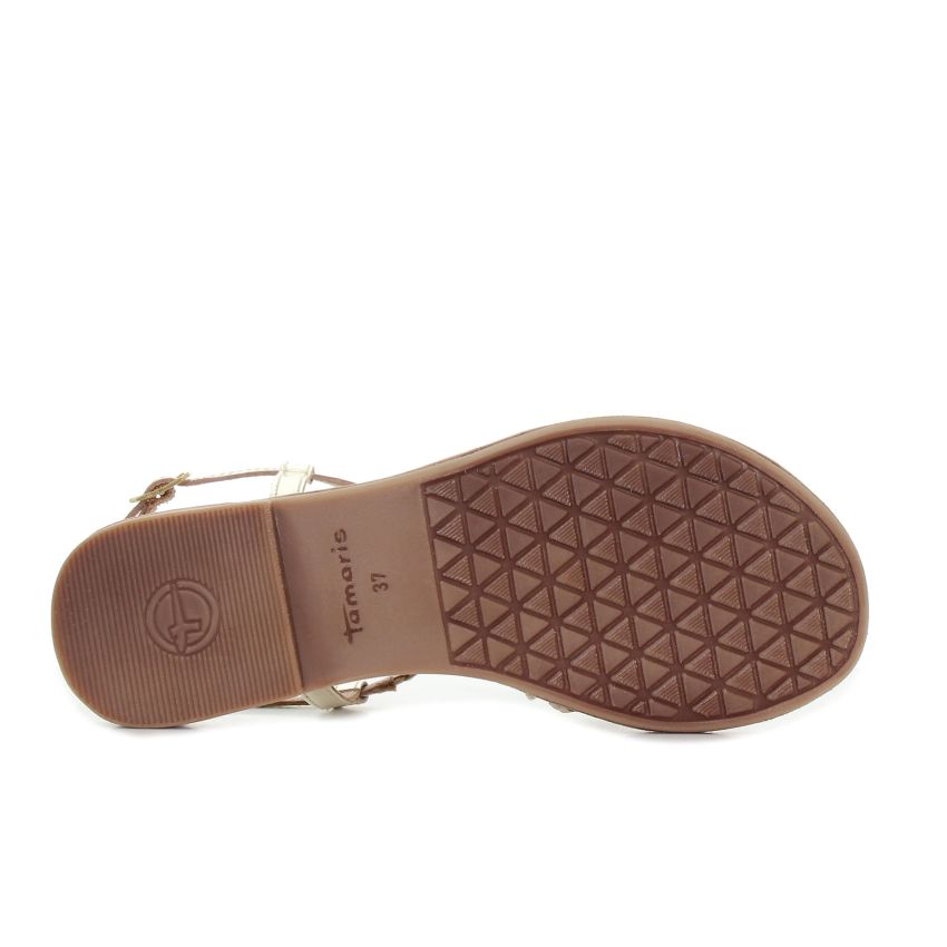 Tamaris arany női szandál