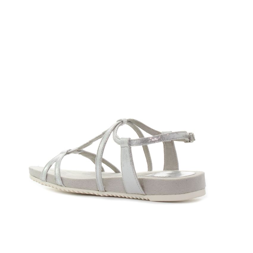 Tamaris ezüst női szandál