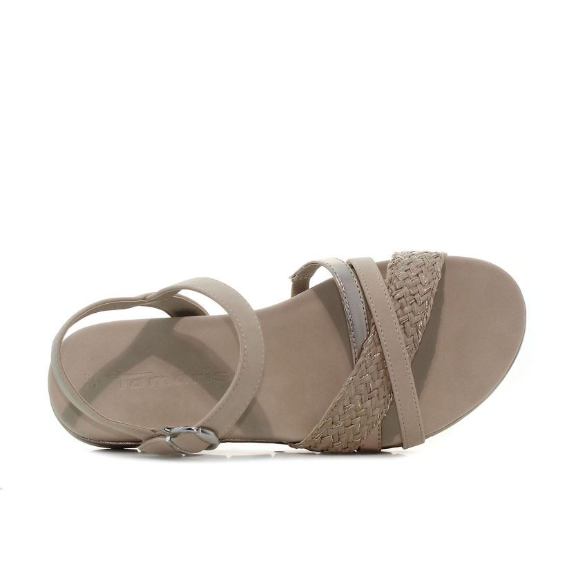 Tamaris bézs női szandál