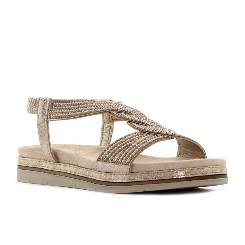 Tamaris bézs női szandál