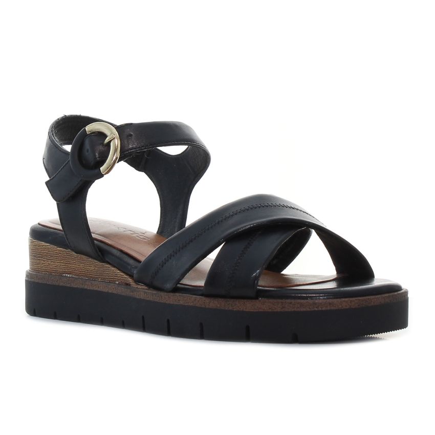 Tamaris fekete női szandál