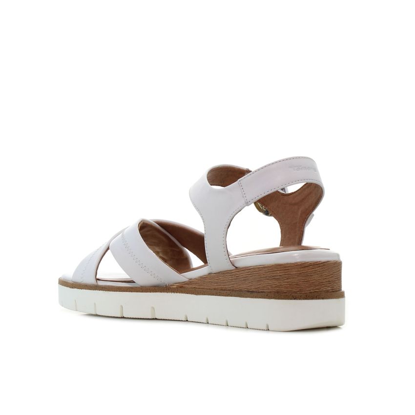 Tamaris fehér női szandál