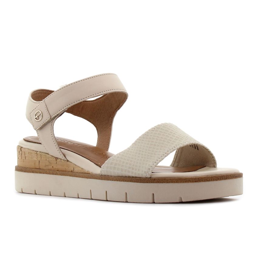 Tamaris bézs női szandál