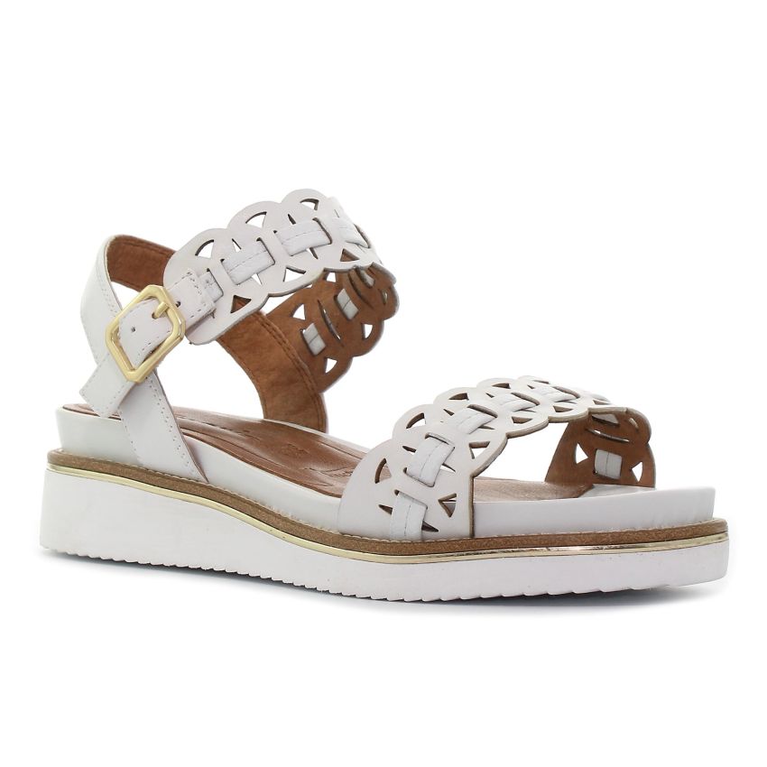 Tamaris fehér női szandál