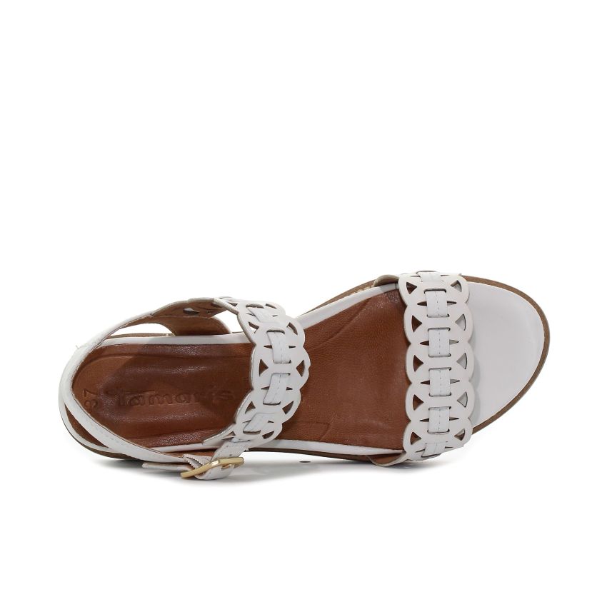 Tamaris fehér női szandál