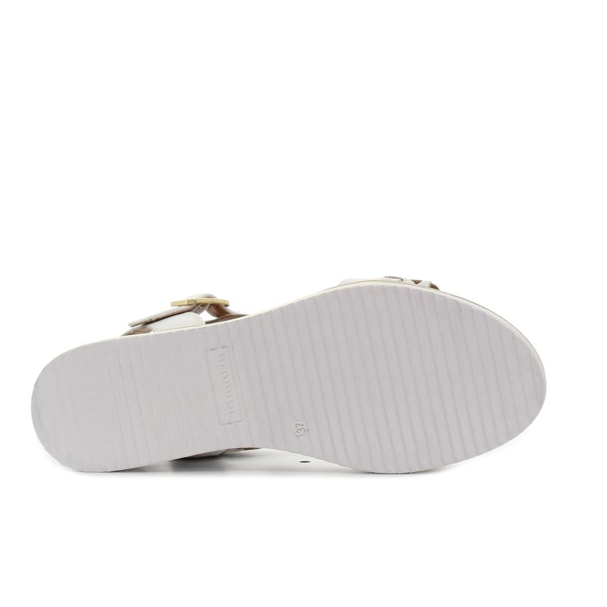 Tamaris fehér női szandál