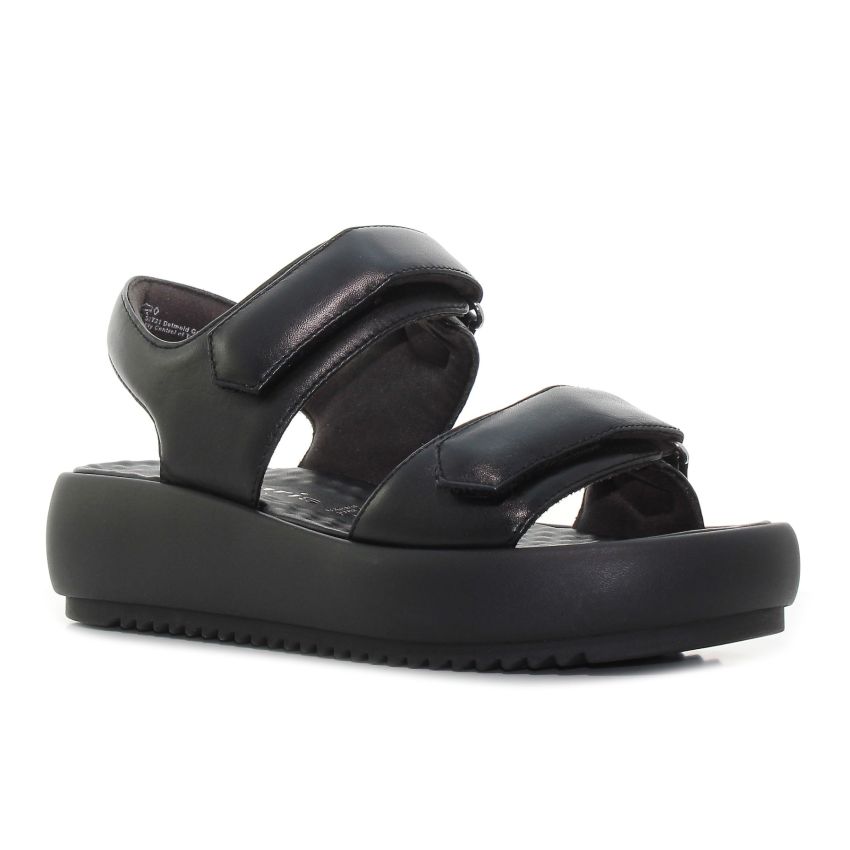 Tamaris fekete női szandál