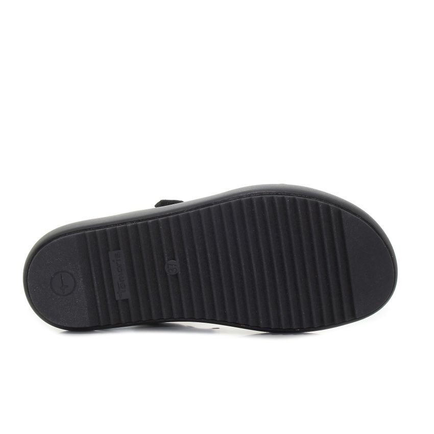 Tamaris fekete női szandál