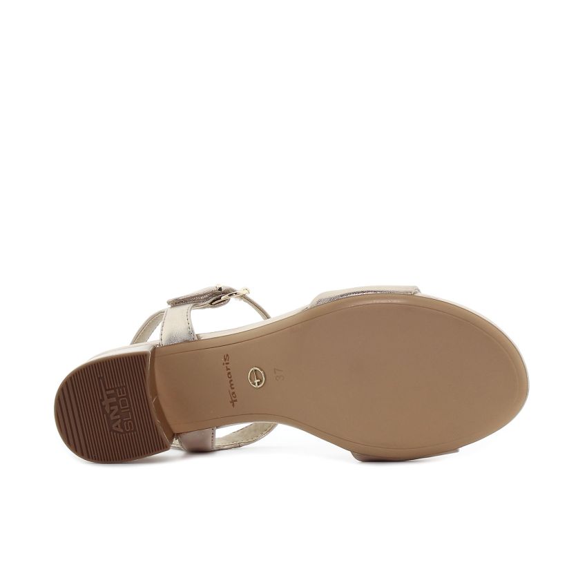 Tamaris arany női magassarkú