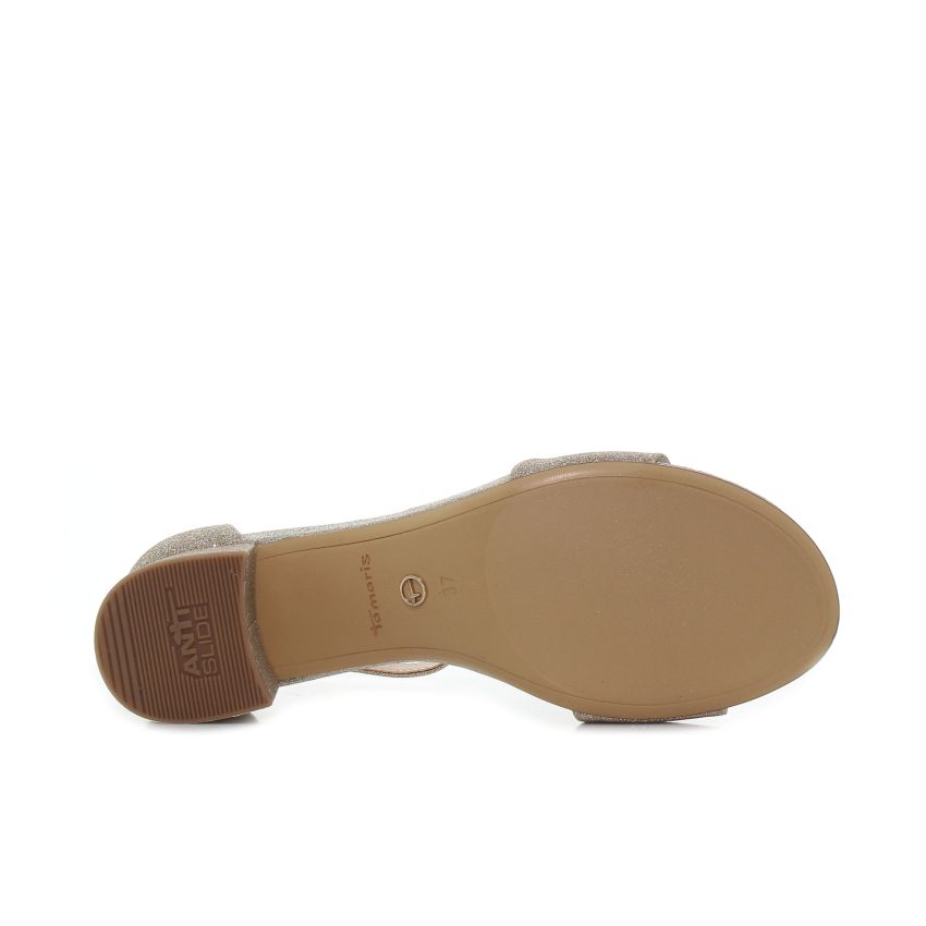 Tamaris arany női szandál