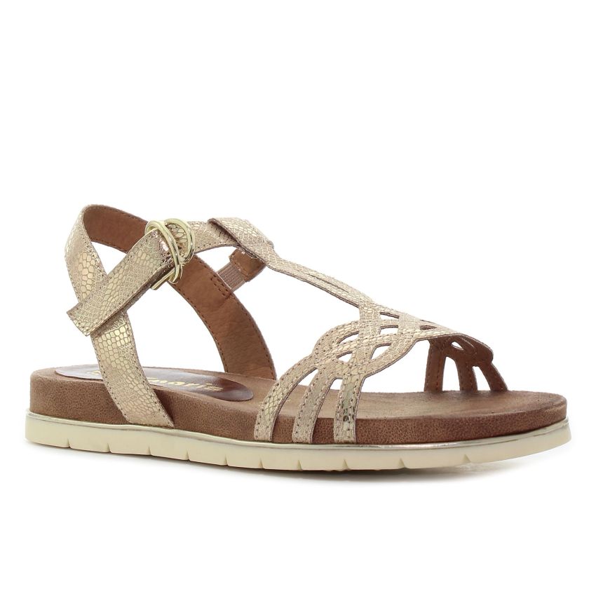 Tamaris arany női szandál