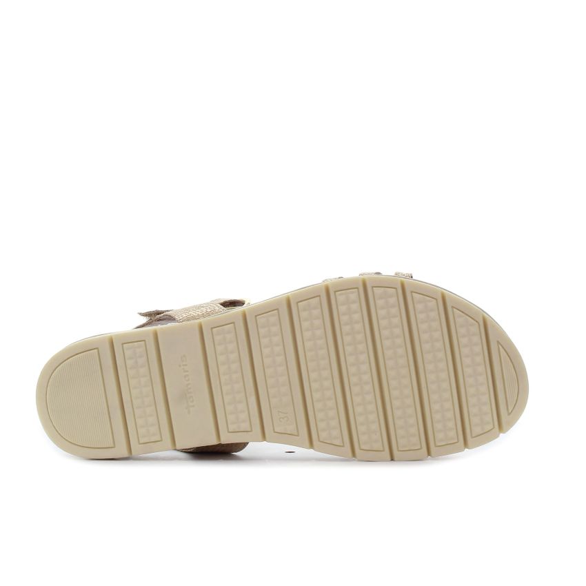 Tamaris arany női szandál