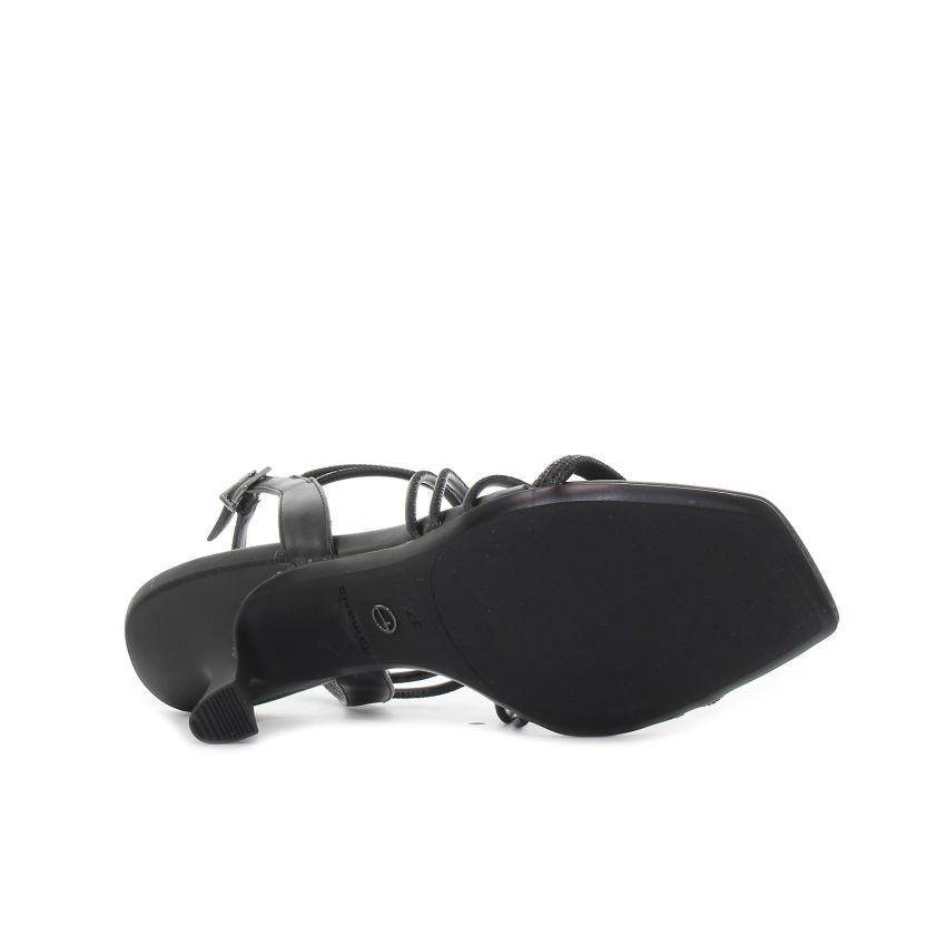 Tamaris fekete női magassarkú