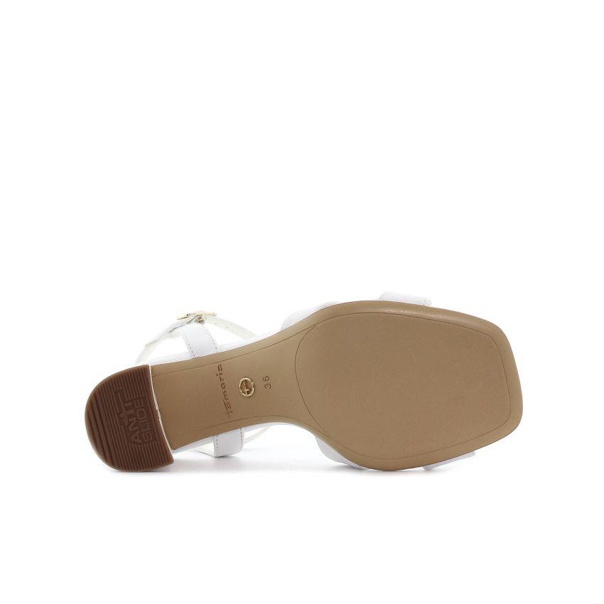 Tamaris fehér női magassarkú