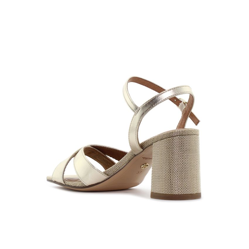 Tamaris arany női magassarkú