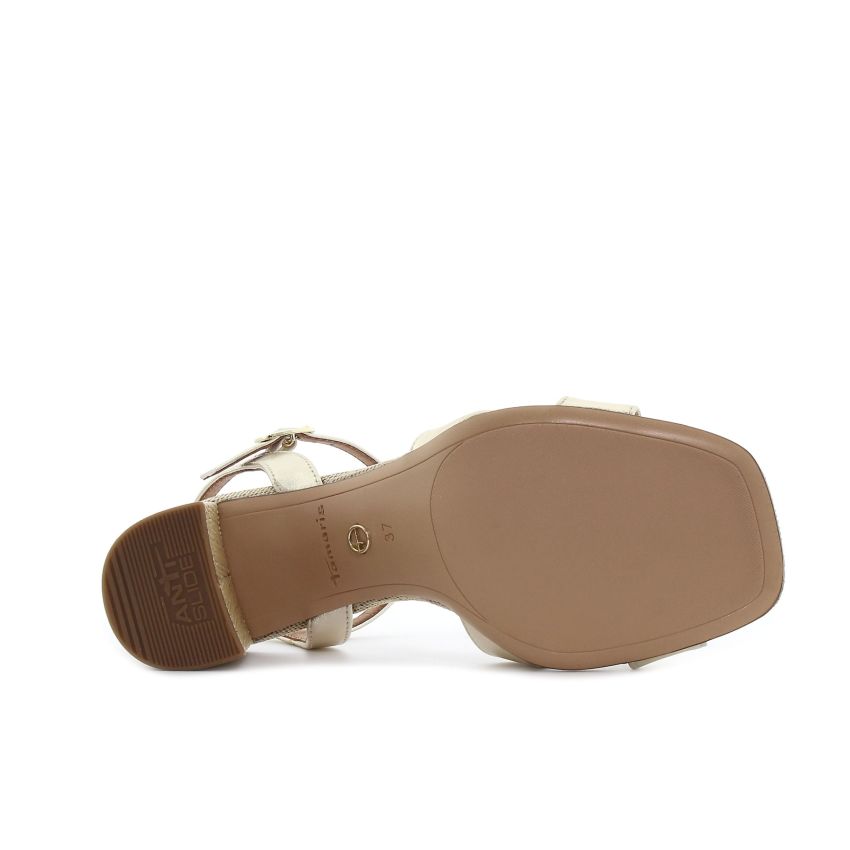 Tamaris arany női magassarkú