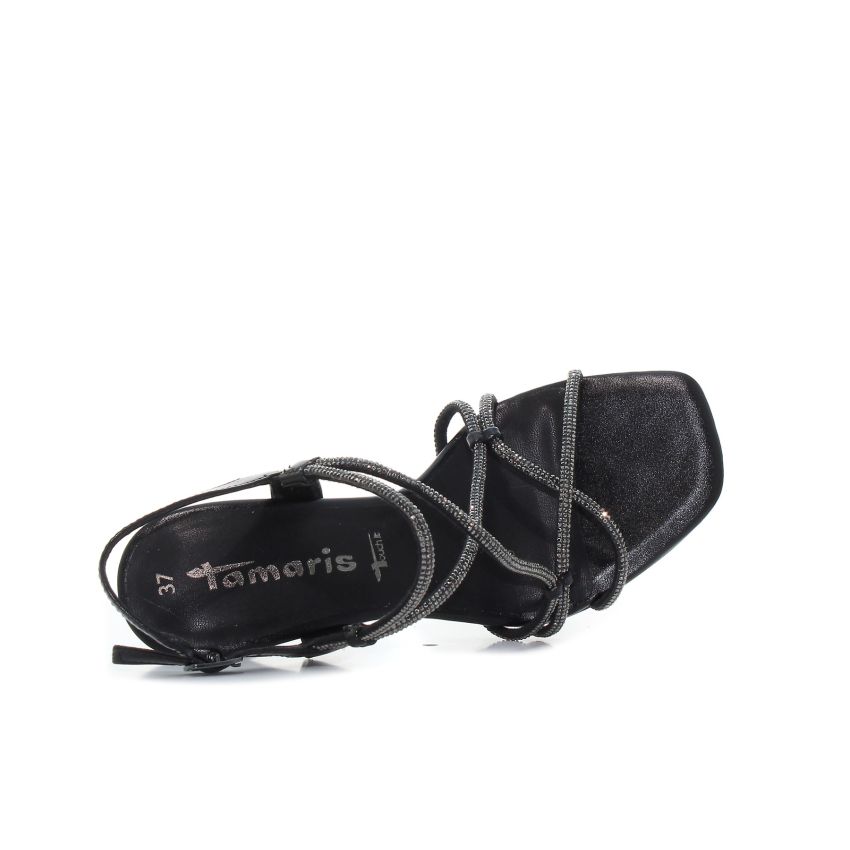Tamaris fekete női magassarkú