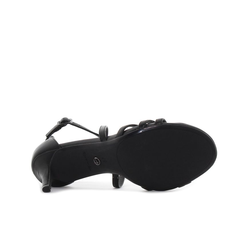 Tamaris fekete női magassarkú