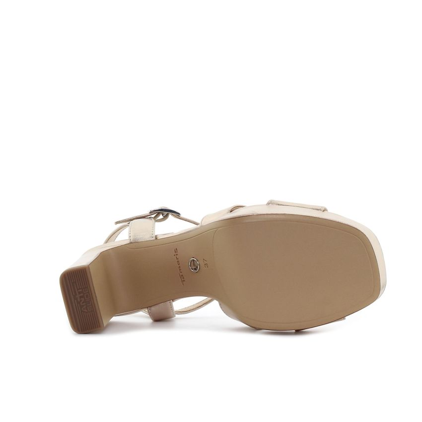 Tamaris arany női magassarkú