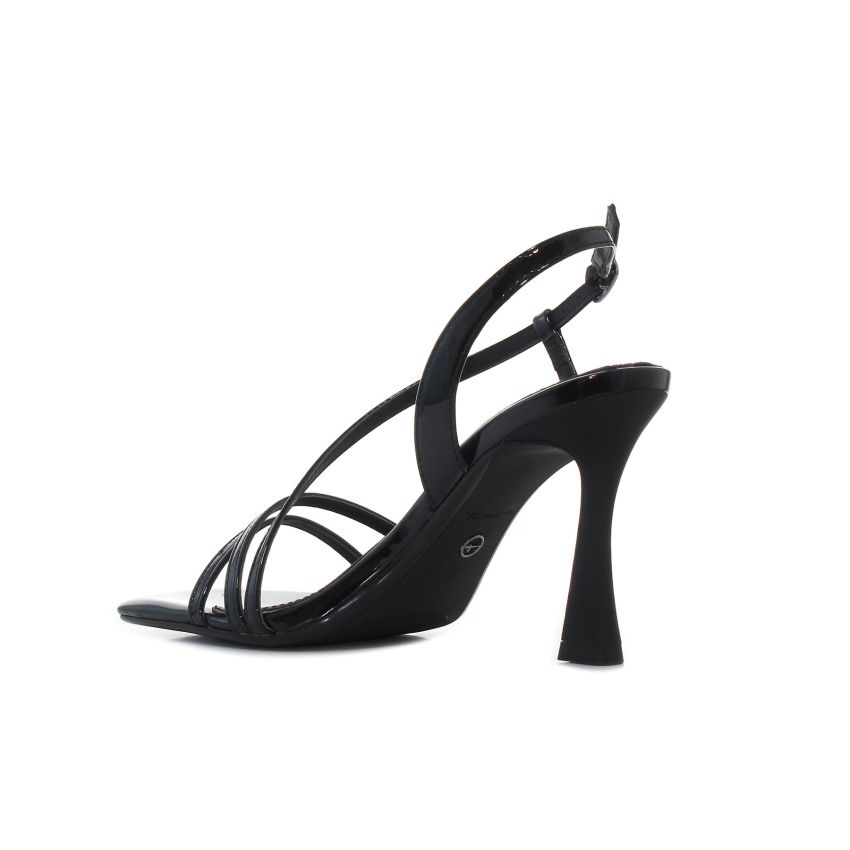 Tamaris fekete női magassarkú