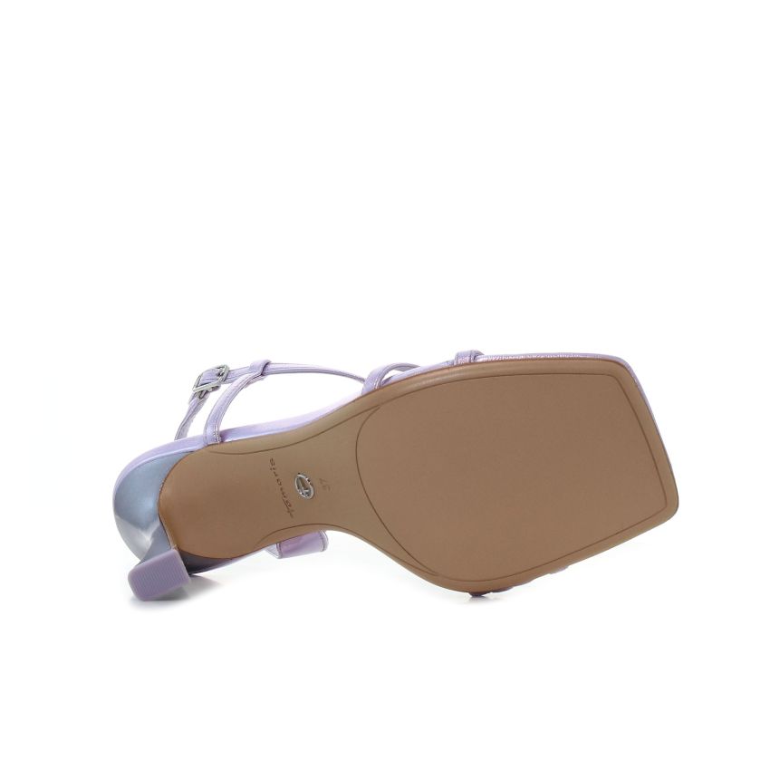 Tamaris lila női magassarkú