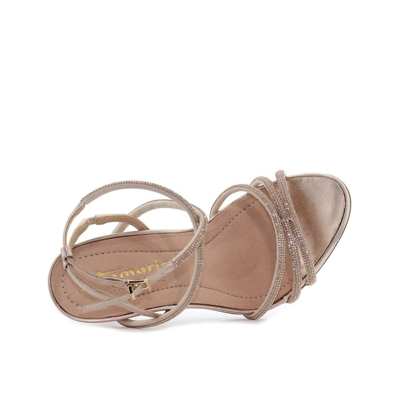 Tamaris rózsaarany női tűsarkú