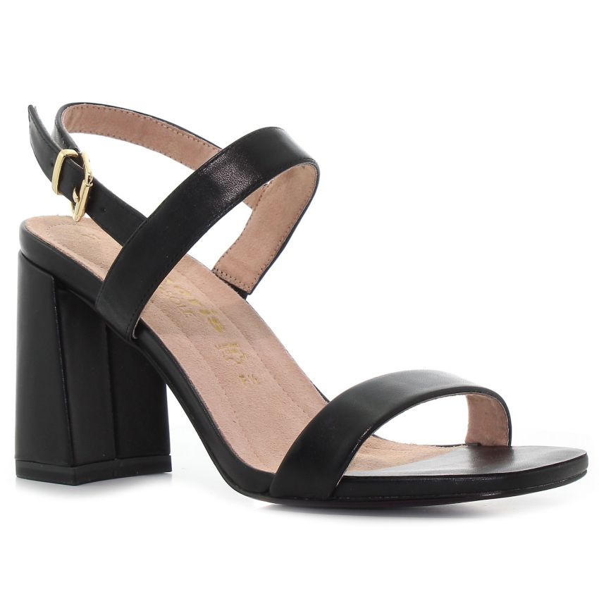 Tamaris fekete női magassarkú