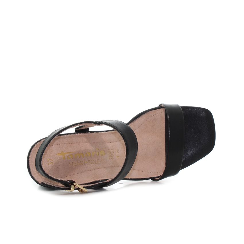 Tamaris fekete női magassarkú