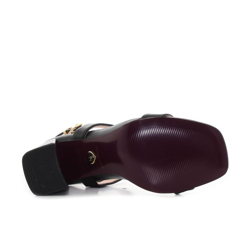 Tamaris fekete női magassarkú