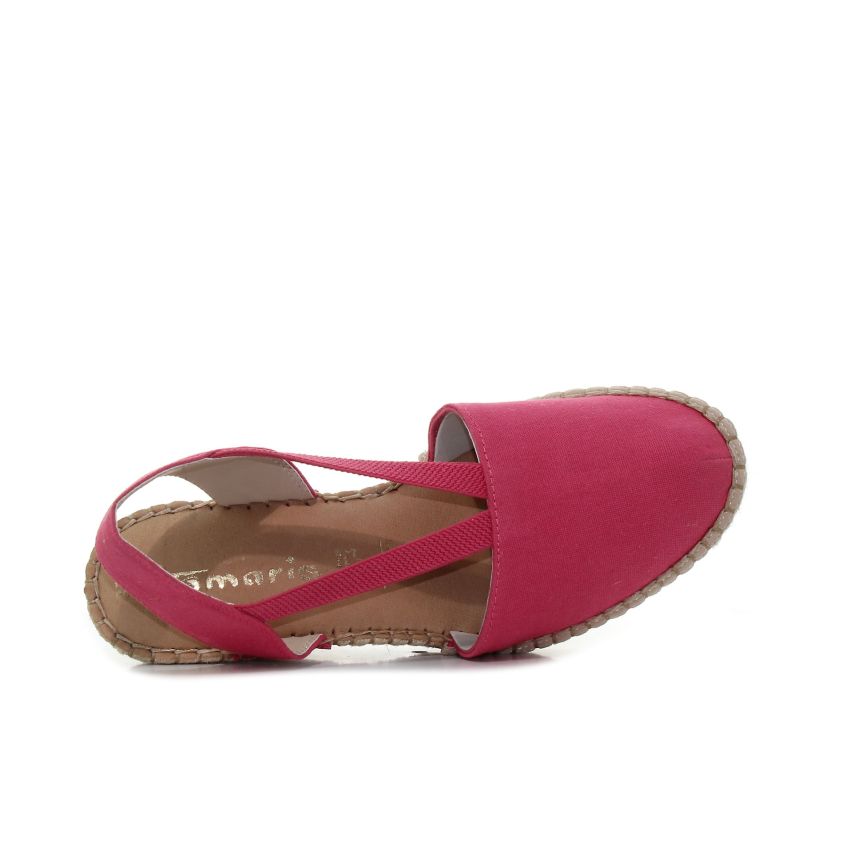 Tamaris magenta női éktalpú cipő