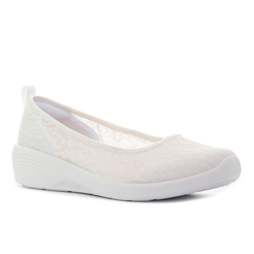 Skechers Arya - Wild Insight fehér női bebújós cipő