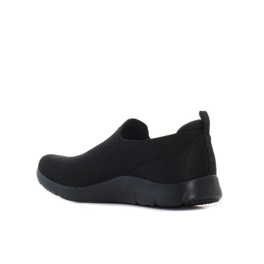 Skechers Arch Fit Refine - Iris fekete női bebújós cipő