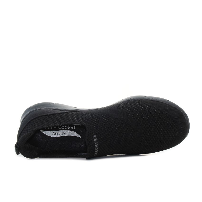 Skechers Arch Fit Refine - Iris fekete női bebújós cipő